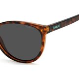 Polaroid zonnebril 8047/S met tortoise print bruin