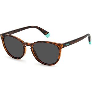 Polaroid zonnebril 8047/S met tortoise print bruin