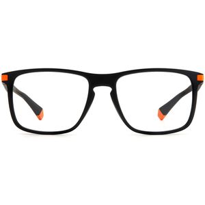 Polaroid Eyeglasses zonnebril, 8LZ/17 zwart oranje, 54 heren, 8 lz/17 zwart/oranje