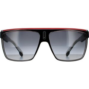 Carrera zonnebril 22/n t4o 9o zwart kristal wit rood donkergrijze gradiÃ«nt