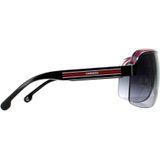 Carrera TOPCAR 1/N zonnebril zwart rood/grijs shaded 99/1/115 heren