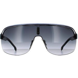 Carrera zonnebril topcar 1/n T5c 9o zwart kristal wit blauw donkergrijze gradiÃ«nt