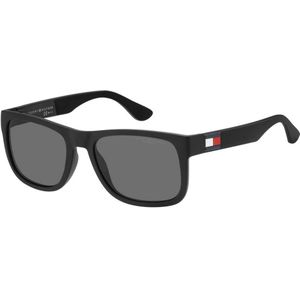Tommy Hilfiger TH 1556/S 003 M9 56 - rechthoek zonnebrillen, mannen, zwart, polariserend