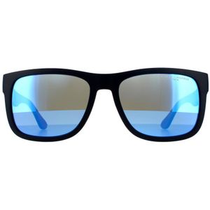 Tommy Hilfiger TH 1556/S FLL ZS 56 - rechthoek zonnebrillen, mannen, blauw, spiegelend