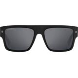 Dsquared2 Mat Zwart Zonnebril voor Mannen , Black , Heren , Maat: 56 MM