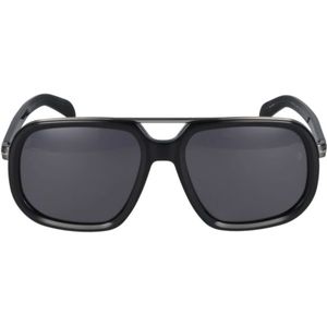 Eyewear by David Beckham, David Beckham Zonnebril DB 7101/S Zwart, Heren, Maat:57 MM