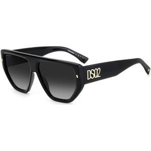 Dsquared2 Stijlvolle zonnebril D2 0088/S , Black , Heren , Maat: 60 MM