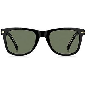 Hugo Boss 1508/S 807 QT 52 - rechthoek zonnebrillen, mannen, zwart