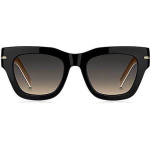 Hugo Boss 1520/N/S 0WM PR 51 - vierkant zonnebrillen, vrouwen, zwart