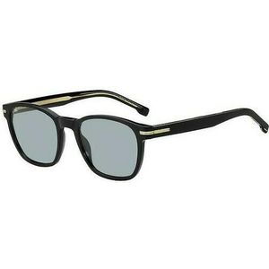 Hugo Boss 1505/S 807 1N 52 - vierkant zonnebrillen, unisex, zwart, meekleurend