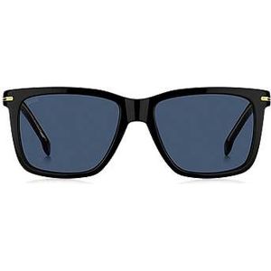 Boss 1598/S Herren-Sonnenbrille Vollrand Eckig Acetat-Gestell, schwarz