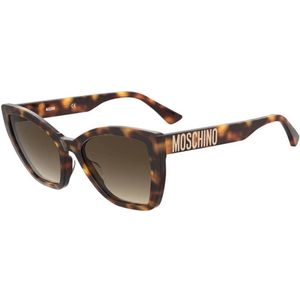 Moschino zonnebril 155/S met tortoise print bruin