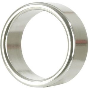 California Exotic Novelties - Alloy Metallic - Penisring - Zilver - Medium - Ø 40 mm