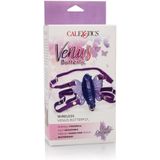 California Exotic Novelties Wire Venus Butterfly - Vibrerend Slipje - Paars - Ø 90 mm