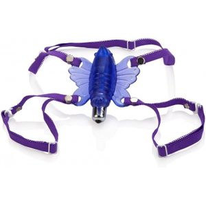 California Exotic Novelties Wire Venus Butterfly - Vibrerend Slipje - Paars - Ø 90 mm