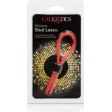 Silicone Stud Lasso Penisring - Rood