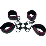 CalExotics - Scandal Hog Tie - Bondage / SM Restraints Zwart