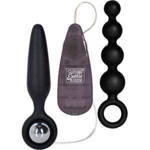 CalExotics - Booty Call Booty Vibro Kit - Anal Toys Probes Zwart