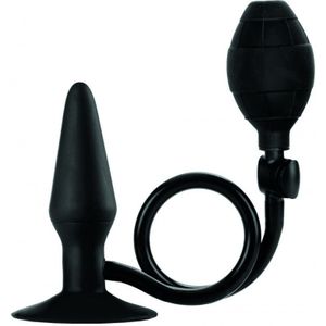 Opblaasbare Buttplug met Handpomp - Zwart