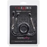 CalExotics - Tweezer Intimate Clamps - Bondage / SM Nipple clamps Zwart