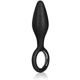 Zwarte Siliconen Buttplug - 15.6 cm