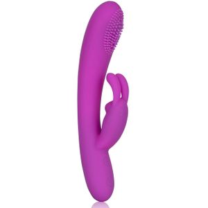 Embrace Massaging Rabbit Vibrator - Paars