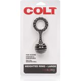 Calexotics Colt - Cockring - Met Verzwaarde Bal - Siliconen - Zwart
