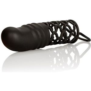 Zwarte siliconen penisverlenger