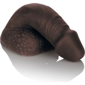 Calexotics - Siliconen Packing Penis - Slappe Penis - FtM Drag - 12,75 cm - chocolate/donkerbruin