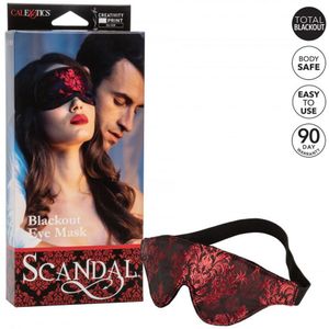 CalExotics - Scandal Blackout Eyemask - Bondage / SM Blindfolds Zwart