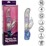 California Exotic Party in my pants Jack Rabbit vibrator met clitorsstimulator 25,3 cm