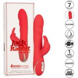 CalExotics - Heated Ultra-Soft Rabbit - Vibrators Clitoral Rood