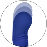 CalExotics - Heated Thrusting G Rabbit - Vibrators Up-Down Blauw