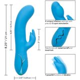 CalExotics - G Inflatable G-Bunny - Vibrators G-spot Blauw