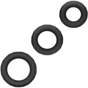 CalExotics - Link Up Ultra Soft Supreme Set - Rings Zwart