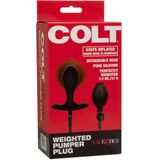 CalExotics - COLT Weighted Pumper Plug - Anal Toys Buttplugs Zwart