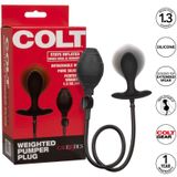 CalExotics - COLT Weighted Pumper Plug - Anal Toys Buttplugs Zwart