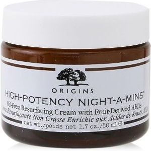 Origins High-Potency Night-A-Mins™ Oil-Free Resurfacing Gel Cream With Fruit-Derived AHAs regeneratieve nachtcrème voor het herstellen van de huiddichtheid 50 ml