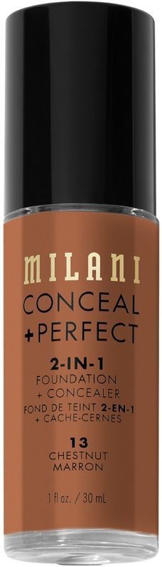 Milani - 2-in-1 Concealer + Foundation - 30 ml - Chestnut