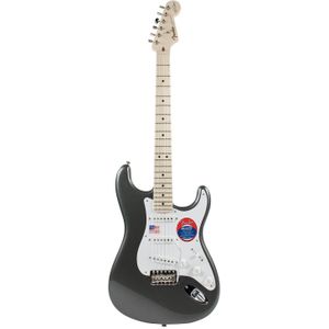 Fender Elektrische gitaar, Eric Clapton, Stratocaster, esdoorntoets van esdoorn, Olympic White-P, 0117602805 Volledige grootte tinnen