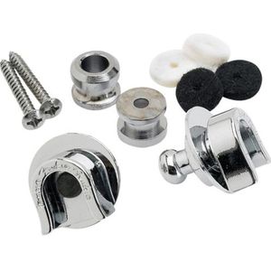 Fender - Veiligheidsriemsloten - Accessoires voor Instrumenten - Chroom - Zilver