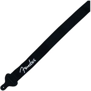 Fender gitaarband zwart wit Nylongordel met Fender-Logo - Gitaarband