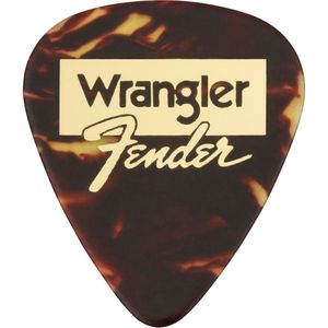 Fender and Wrangler Picks, 351 vorm, Tortoiseshell, (8)