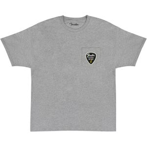 Fender Pick Patch Pocket Tee Athletic Gray L