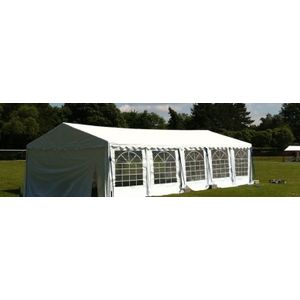 Classic Plus Partytent PVC 5x10x2 mtr in Wit