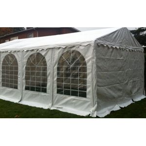 Professionele Partytent PVC 3x6x2,2 mtr in Wit