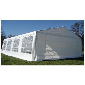 Classic Plus Partytent PVC 6x8x2 mtr in Wit