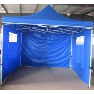 Partytent Easy Up 3 x 3 meter met zijwanden Blauw