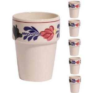 Melkbeker Sonja - set van 6 stuks Boerenbont