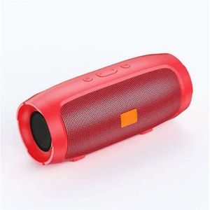 Bluetooth Speaker Dual Speaker Stereo Outdoor Playback Fm Voice Broadcasting Draagbare Subwoofer 50 Draadloze Luidspreker - Rood